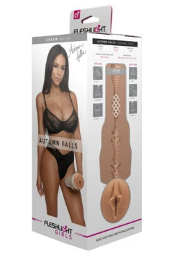 Fleshlight Autumn Falls Cream Masturbator Intensieve Stimulatiestructuur -Sensueel Winkel 05392950000 b