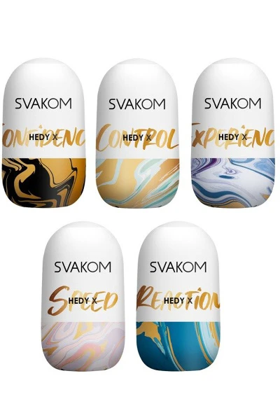 Svkaom Hedy X - 5 Verschillende Herbruikbare Masturbators 5x 3 Svkaom Hedy X - 5 Verschillende Herbruikbare Masturbators 5x