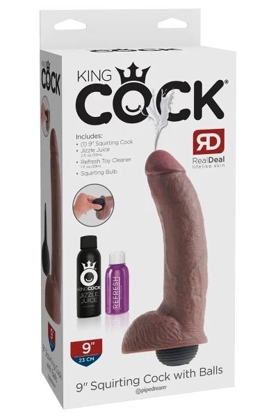 Spuitende Lul Met Ballen 20 cm Licht Bruin 4 Spuitende Lul Met Ballen 20 cm Licht Bruin - Afbeelding 2