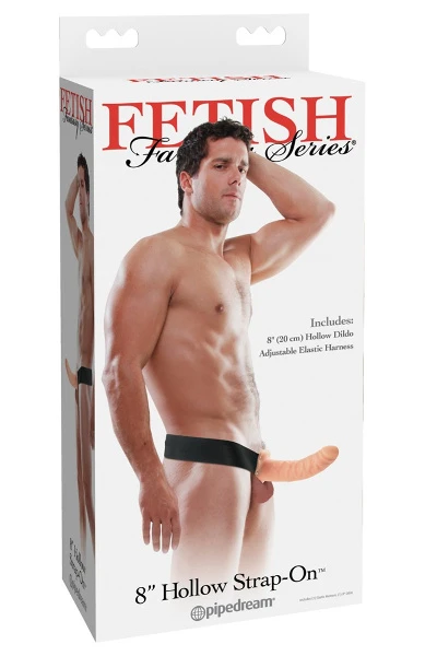 Holle Voorbind Penis 20 cm Met Verstelbare Bandjes Blank 4 Holle Voorbind Penis 20 cm Met Verstelbare Bandjes Blank - Afbeelding 2