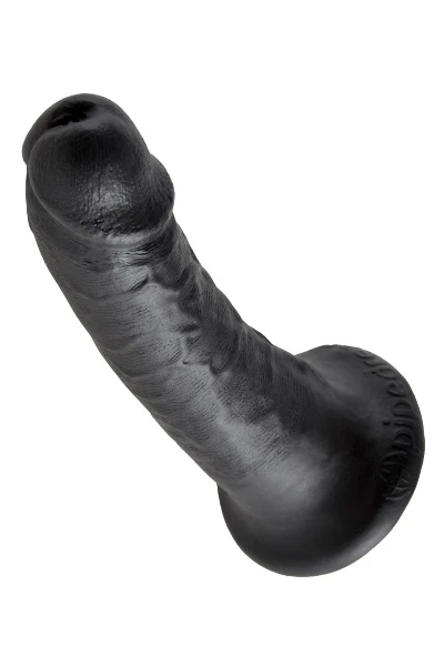 King Cock 6" Cock Zwart 3 King Cock 6" Cock Zwart