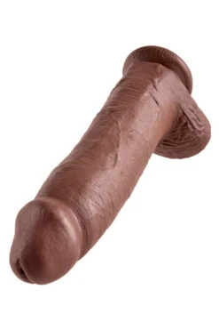 King Cock 12 "cock Met Ballen Bruin