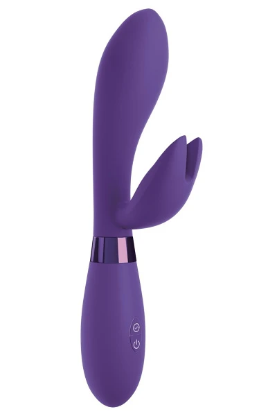 Ergonomische Siliconen Rabbit Vibrator Paars 3 Ergonomische Siliconen Rabbit Vibrator Paars