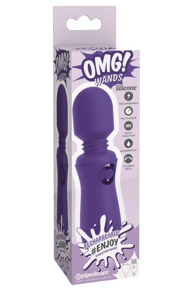 Oplaadbare Massagestaaf Paars 4 Oplaadbare Massagestaaf Paars - Afbeelding 2