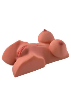 Torso Masturbator Met Vagina, Anus Borsten Bruin