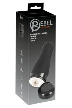 Rebel Oplaadbare Masturbator - Warmte - Zuig En Tril Functie -Sensueel Winkel 05527040000 b