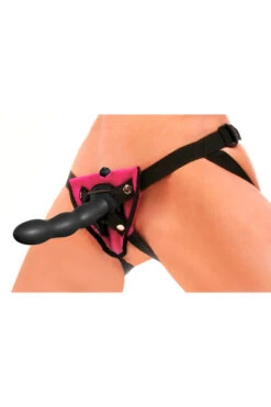 Voorbinddildo Strap-on Set Inclusief Vibrobullet