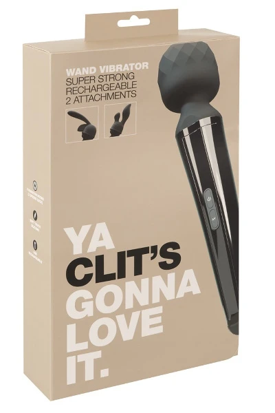 Wandvibrator Met 2 Opzetstukken - Usb Oplaadbaar 4 Wandvibrator Met 2 Opzetstukken - Usb Oplaadbaar - Afbeelding 2