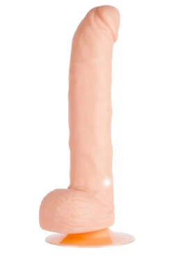 One Touch Siliconen Vibrator Met Zuignap 8 Inch