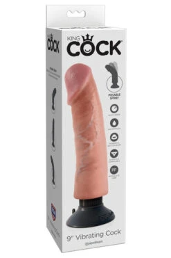 Realistiche King Cock Vibrator Met Zuignap - 20,4 cm -Sensueel Winkel 05887250000 b