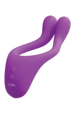 Beauments Doppio Koppelvibrator - 3 Motoren - Flexibele Armen - Paars