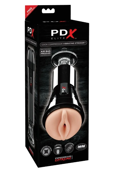 PDX Masturbator Met Vibratie-, Zuig- En Melkfunctie 4 PDX Masturbator Met Vibratie-, Zuig- En Melkfunctie - Afbeelding 2