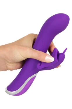Sweet Smile Oplaadbare Rabit Vibrator - Paars -Sensueel Winkel 05942020000 b