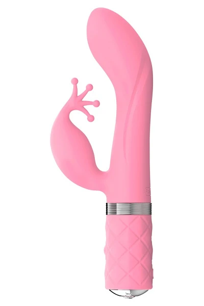 Fluweelzachte Konijnenvibrator In Swarovski - Design - Roze 3 Fluweelzachte Konijnenvibrator In Swarovski - Design - Roze