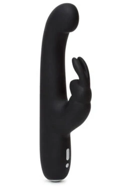 Rabbit G-spot Vibrator Met Eikel En 12 Vibratie Standen - Zwart