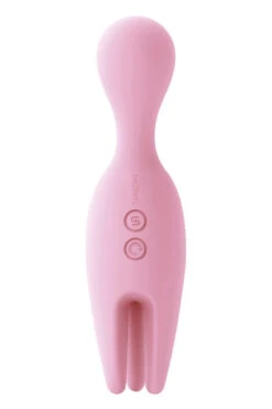 Nymph Pale Oplegvibrator 15,5 cm Met Rotatie En Vibratie - Pink