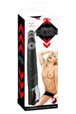 Zwarte Duwstotende Vibrator -Sensueel Winkel 05979530000 b