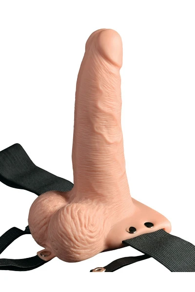 Voorbinddildo, 17,8 cm, 10 Vibratiestanden 3 Voorbinddildo, 17,8 cm, 10 Vibratiestanden