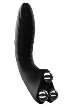 Dubbele Vibrator StiVi Met 3 Massageballen