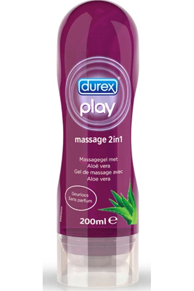 Durex - Play Massage 2 In 1 Aloe Vera 200 Ml 3 Durex - Play Massage 2 In 1 Aloe Vera 200 Ml
