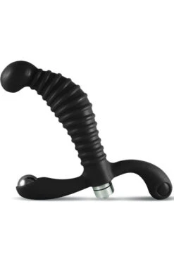 Nexus - Roestvrijstalen Rollerbal Perineum Vibrator Zwart