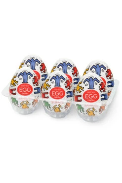 Tenga - Keith Haring Egg Dance Masturbator (6 Stuks)