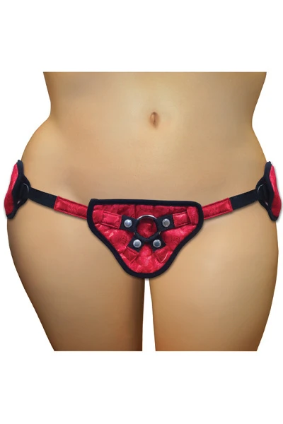 Sportsheets - Rood Kant & Satijn Korset Plus Size 3 Sportsheets - Rood Kant & Satijn Korset Plus Size