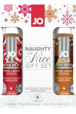 System Jo - H2o Glijmiddel Naughty Or Nice Set 2x30ml