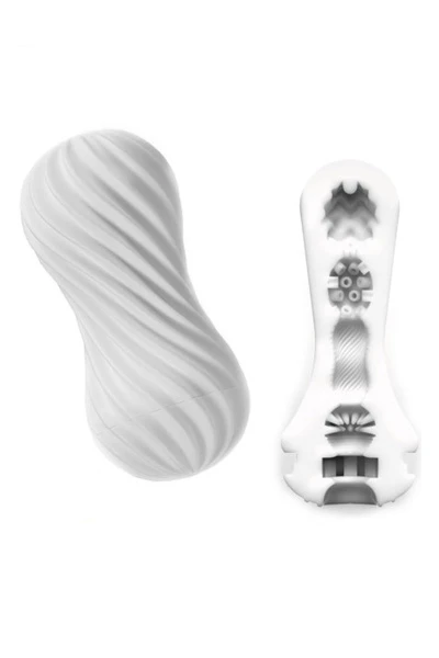 Tenga - Flex Masturbatie Sleeve Silky Wit 3 Tenga - Flex Masturbatie Sleeve Silky Wit