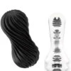 Tenga - Flex Masturbatie Sleeve Rocky Zwart
