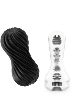 Tenga - Flex Masturbatie Sleeve Rocky Zwart