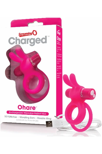 The Screaming O - Charged Ohare Rabbit Vibe Roze 4 The Screaming O - Charged Ohare Rabbit Vibe Roze - Afbeelding 2