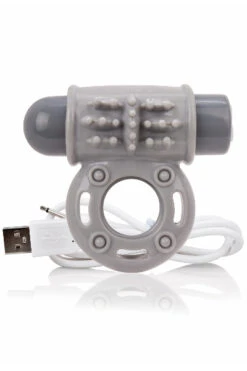 The Screaming O - Charged Owow Vibe Ring Grijs