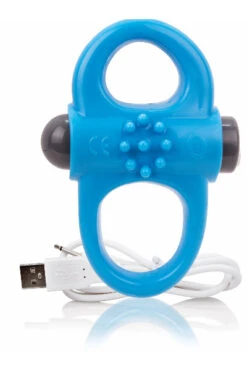 The Screaming O - Charged Yoga Vibe Ring Blauw