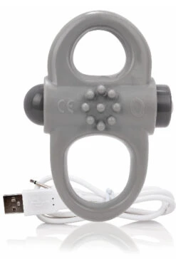 The Screaming O - Charged Yoga Vibe Ring Grijs