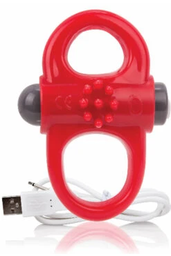 The Screaming O - Charged Yoga Vibe Ring Rood