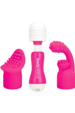 Bodywand - Oplaadbare Mini Met Opzetstuk Roze