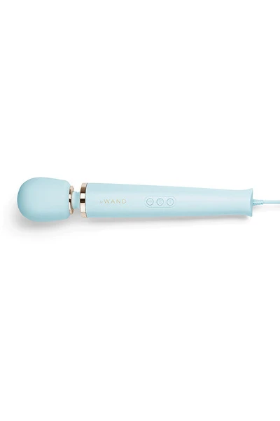 Le Wand - Krachtige Plug-in Vibrerende Massager Blauw 3 Le Wand - Krachtige Plug-in Vibrerende Massager Blauw