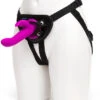 Happy Rabbit - Vibrating Strap-on Harness Set Paars