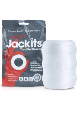 The Screaming O - Jackits Throttle Stroker Semi Transparant