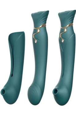 Zalo - Queen Set G-spot Pulsewave Vibrator Groen