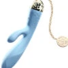 Zalo - Rosalie Rabbit Vibrator Blauw -Sensueel Winkel E29611