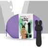 Feelztoys - Mister Bunny Massage Vibrator With 2 Caps Zwart -Sensueel Winkel E30579