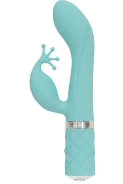 Pillow Talk - Kinky Rabbit & G-spot Vibrator Blauwgroen