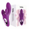 Feelztoys - Trivibe G-spot Vibrator Met Clitorale & Labia Stimulatie Paars
