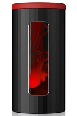 Lelo - F1 V2 Masturbator Zwart & Rood