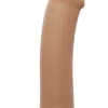 Strap-on-me - Semi-realistische Dual Density Buigzame Dildo Caramel S