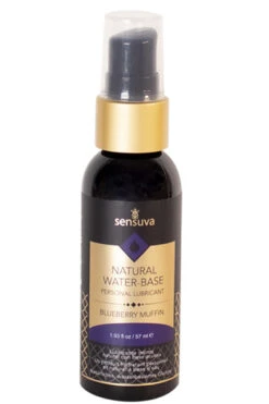 Sensuva - Natural Waterbasis Glijmiddel Bosbessen Muffin 57 Ml