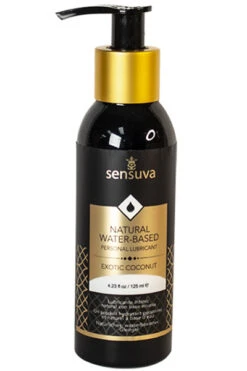 Sensuva - Natural Waterbasis Glijmiddel Exotische Kokosnoot 125 Ml