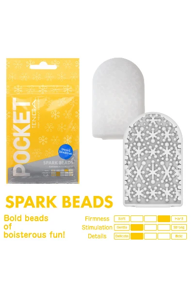Tenga - Pocket Stroker Spark Beads 3 Tenga - Pocket Stroker Spark Beads